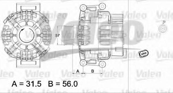 VALEO 437430 Генератор