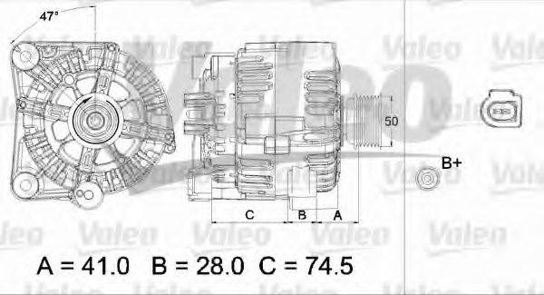 VALEO 437451 Генератор