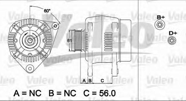 VALEO 437496 Генератор