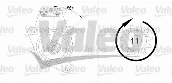 VALEO 455543 Стартер