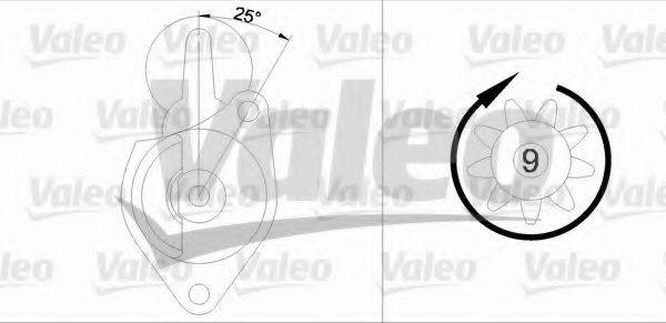 VALEO 455564 Стартер