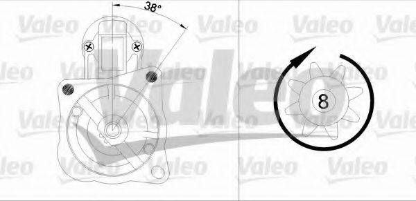 VALEO 455582 Стартер