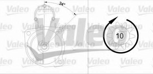 VALEO 455614 Стартер