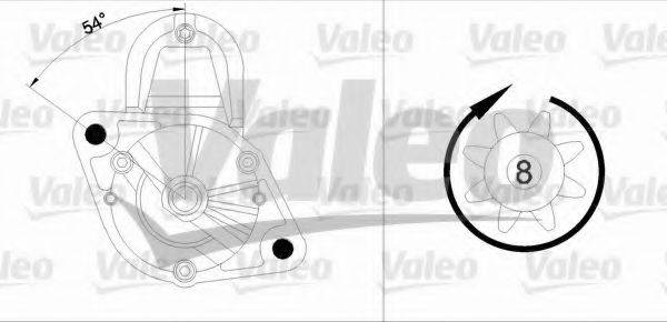 VALEO 455697 Стартер