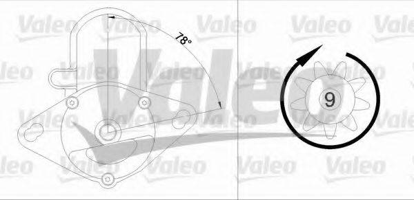 VALEO 455737 Стартер