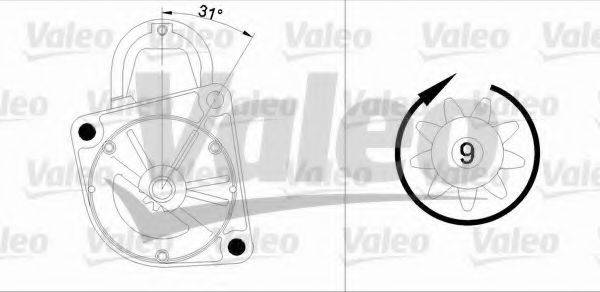 VALEO 455970 Стартер