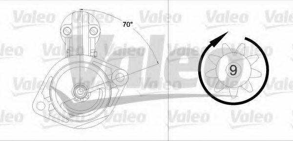 VALEO 458197 Стартер