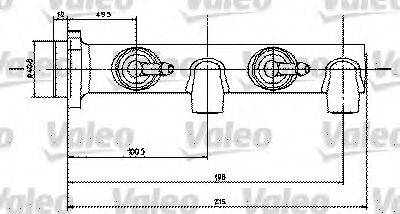 VALEO 350450 головний гальмівний циліндр