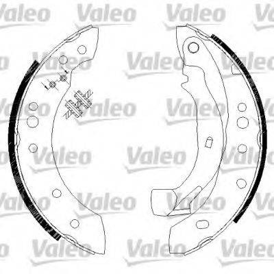 VALEO 562810 Комплект гальмівних колодок