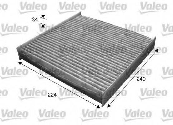 VALEO 715629 Фільтр, повітря у внутрішньому просторі