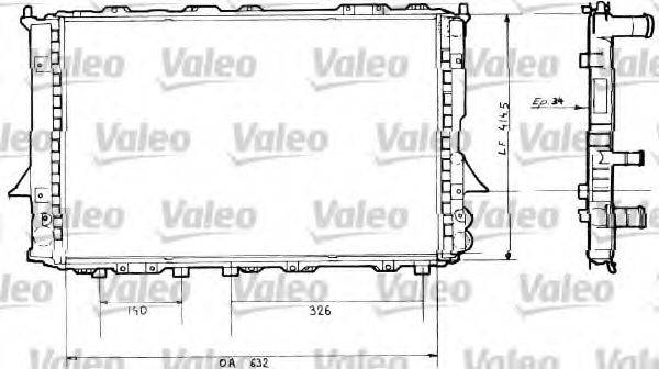 VALEO 730362 Радіатор, охолодження двигуна