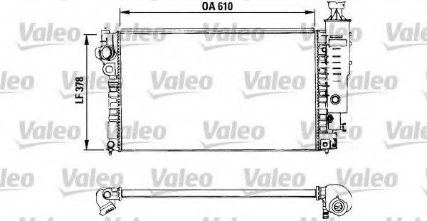 VALEO 730577 Радіатор, охолодження двигуна