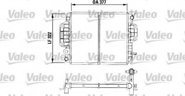 VALEO 730952 Радіатор, охолодження двигуна