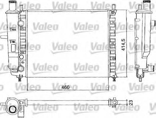 VALEO 731304 Радіатор, охолодження двигуна