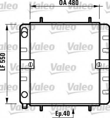 VALEO 731446 Радіатор, охолодження двигуна