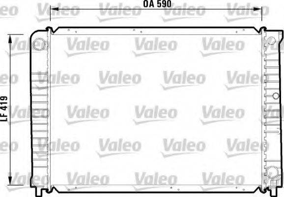 VALEO 732366 Радіатор, охолодження двигуна