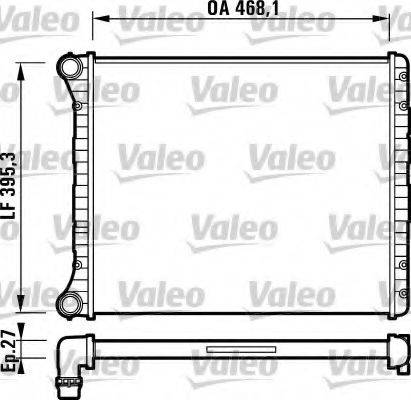 VALEO 732785 Радіатор, охолодження двигуна