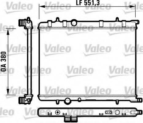 VALEO 732908 Радіатор, охолодження двигуна