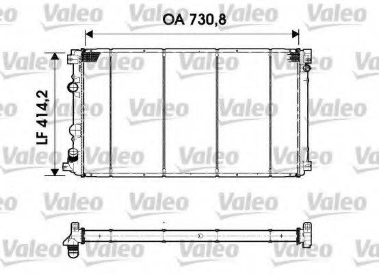 VALEO 732920 Радіатор, охолодження двигуна