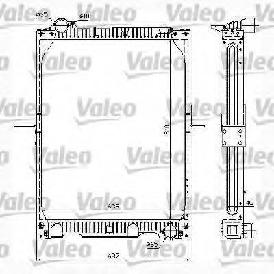 VALEO 732987 Радіатор, охолодження двигуна