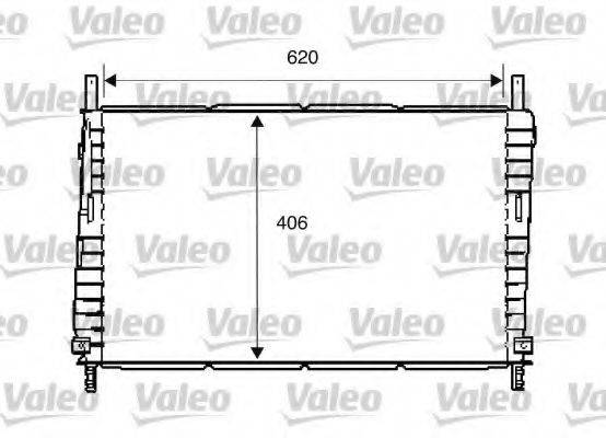 VALEO 734286 Радіатор, охолодження двигуна