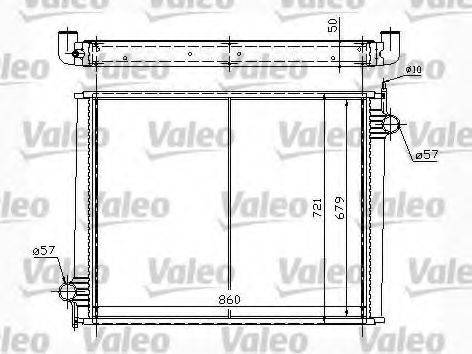 VALEO 734294 Радіатор, охолодження двигуна