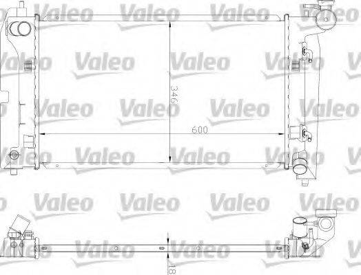 VALEO 734851 Радіатор, охолодження двигуна