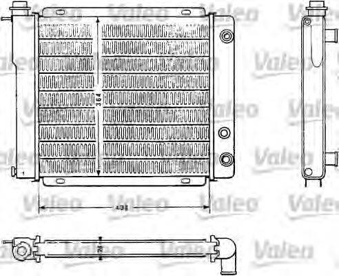 VALEO 810882 Радіатор, охолодження двигуна