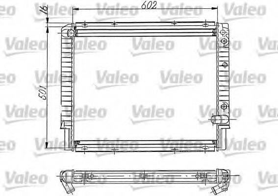 VALEO 810974 Радіатор, охолодження двигуна