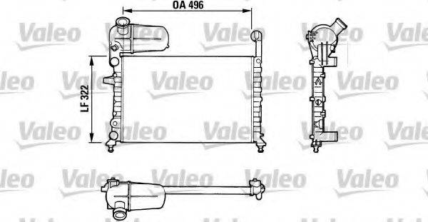 VALEO 811070 Радіатор, охолодження двигуна