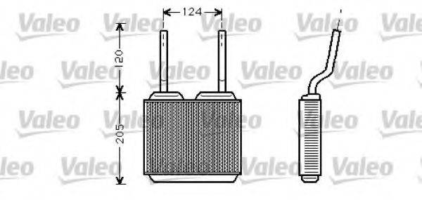 VALEO 812146 Теплообмінник, опалення салону