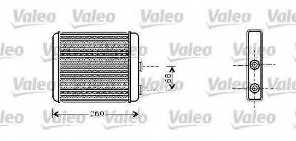 VALEO 812285 Теплообмінник, опалення салону