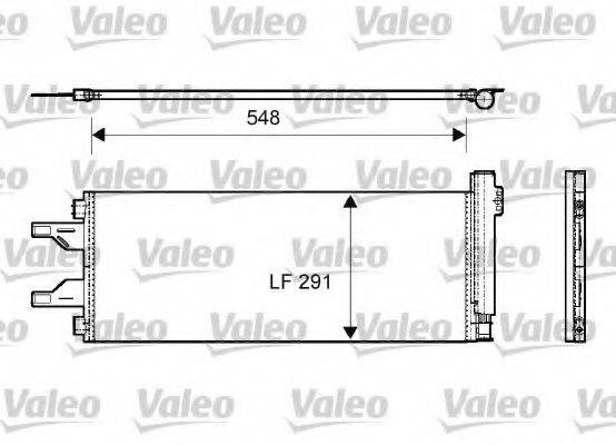 VALEO 814069 Конденсатор, кондиціонер