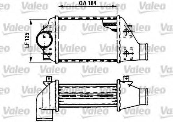 VALEO 816763 Інтеркулер