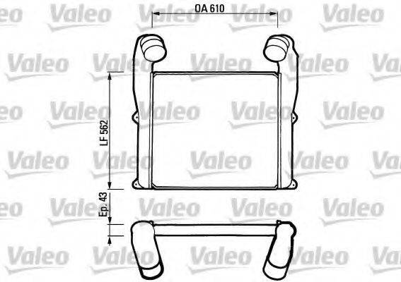 VALEO 816784 Інтеркулер