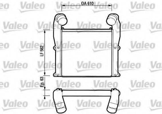 VALEO 816792 Інтеркулер