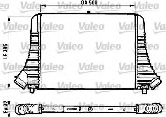 VALEO 816849 Інтеркулер