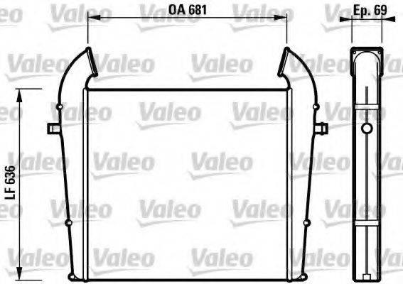 VALEO 816853 Інтеркулер