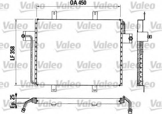 VALEO 816869 Конденсатор, кондиціонер