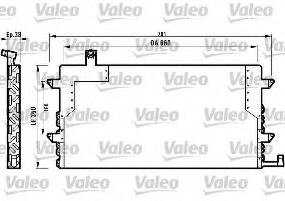 VALEO 816911 Конденсатор, кондиціонер