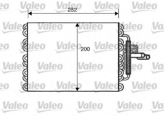 VALEO 817217 Випарник, кондиціонер