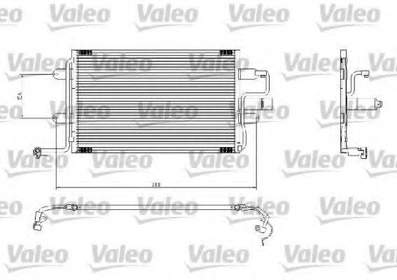 VALEO 817244 Конденсатор, кондиціонер