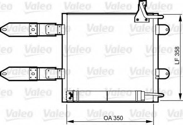 VALEO 817247 Конденсатор, кондиціонер