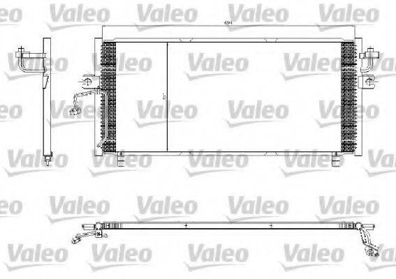 VALEO 817253 Конденсатор, кондиціонер