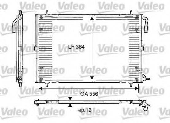 VALEO 817283 Конденсатор, кондиціонер