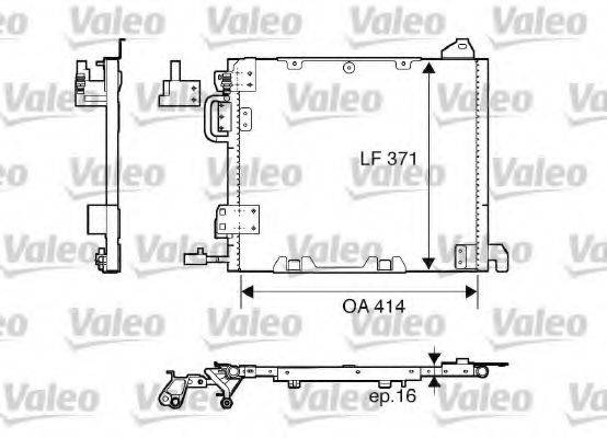 VALEO 817506 Конденсатор, кондиціонер