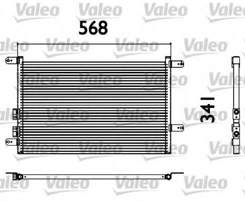 VALEO 817527 Конденсатор, кондиціонер