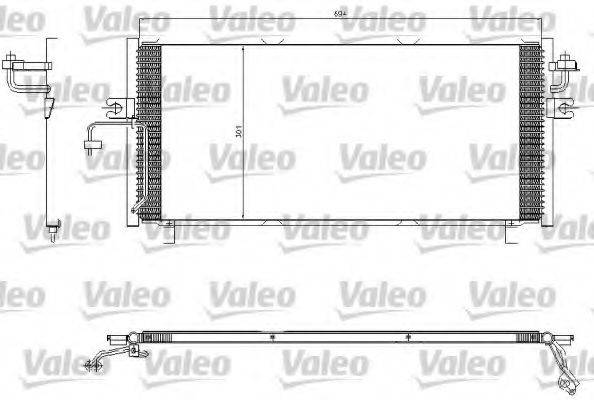 VALEO 817603 Конденсатор, кондиціонер