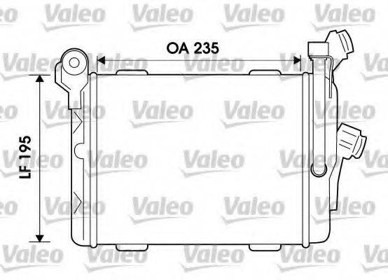 VALEO 817954 масляний радіатор, моторне масло