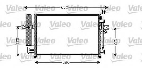 VALEO 818074 Конденсатор, кондиціонер